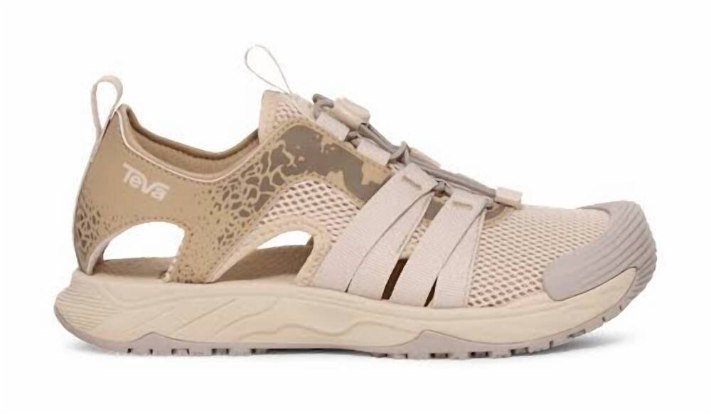 NEW TEVA women's hydratrek closed-toe water sandal in white pepper